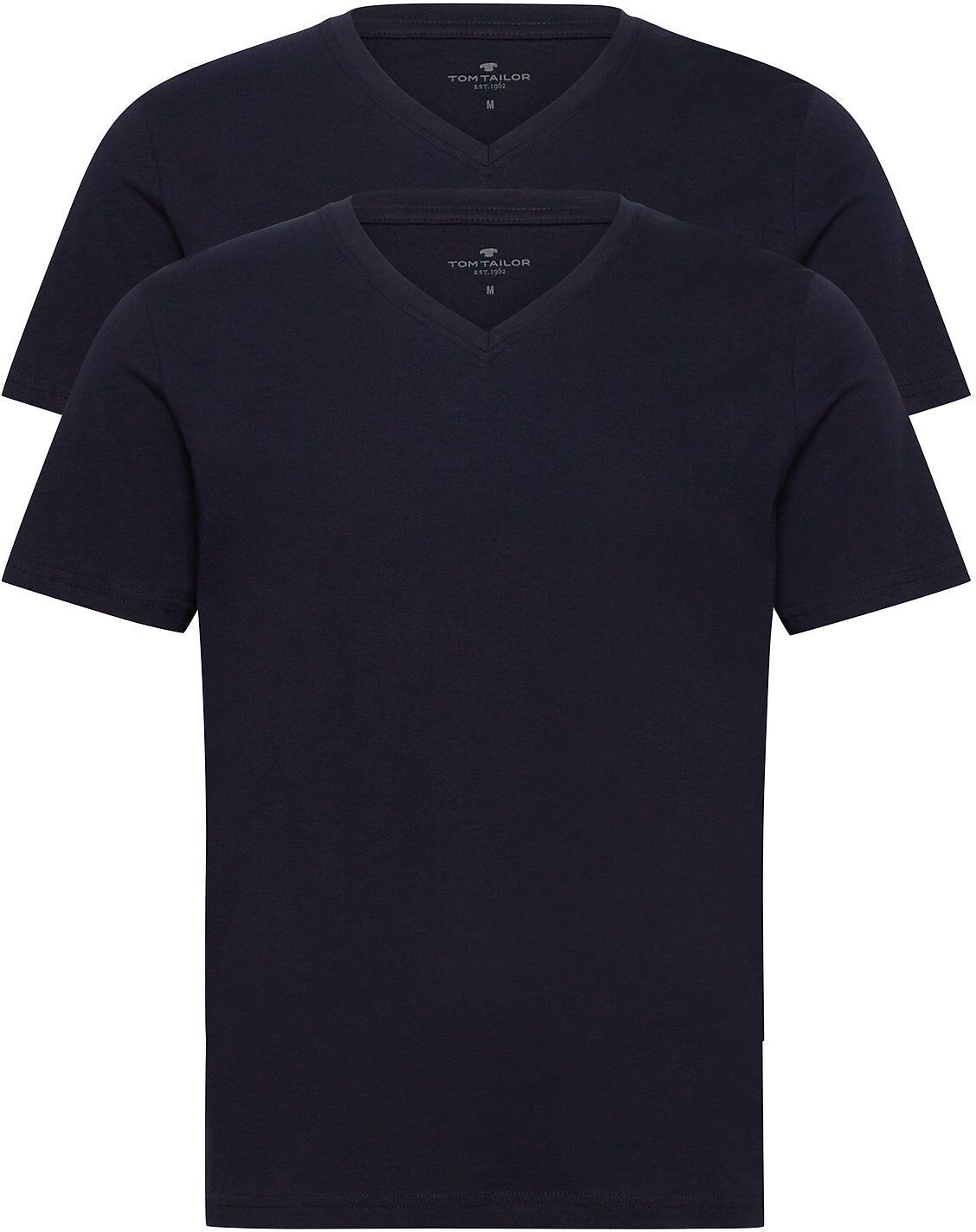 Tom Tailor Double Pack T-shirts Short-sleeved Blå Tom Tailor