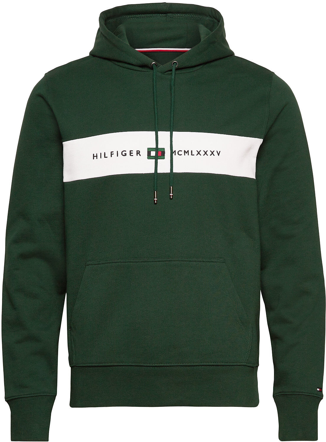 Tommy Hilfiger New Logo Hoody Hettegenser Genser Grønn Tommy Hilfiger