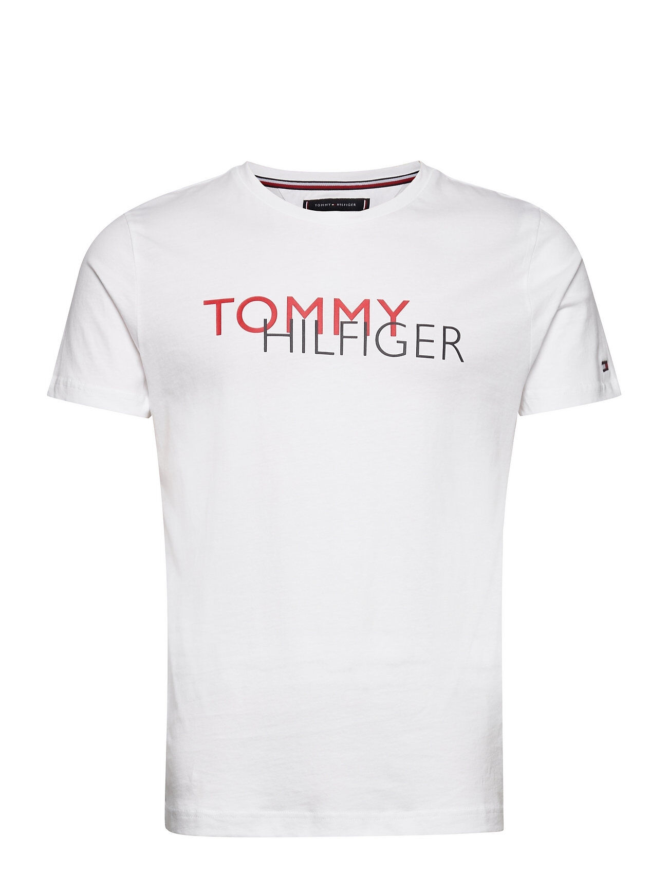 Tommy Hilfiger Rwb Graphic Tee T-shirts Short-sleeved Hvit Tommy Hilfiger