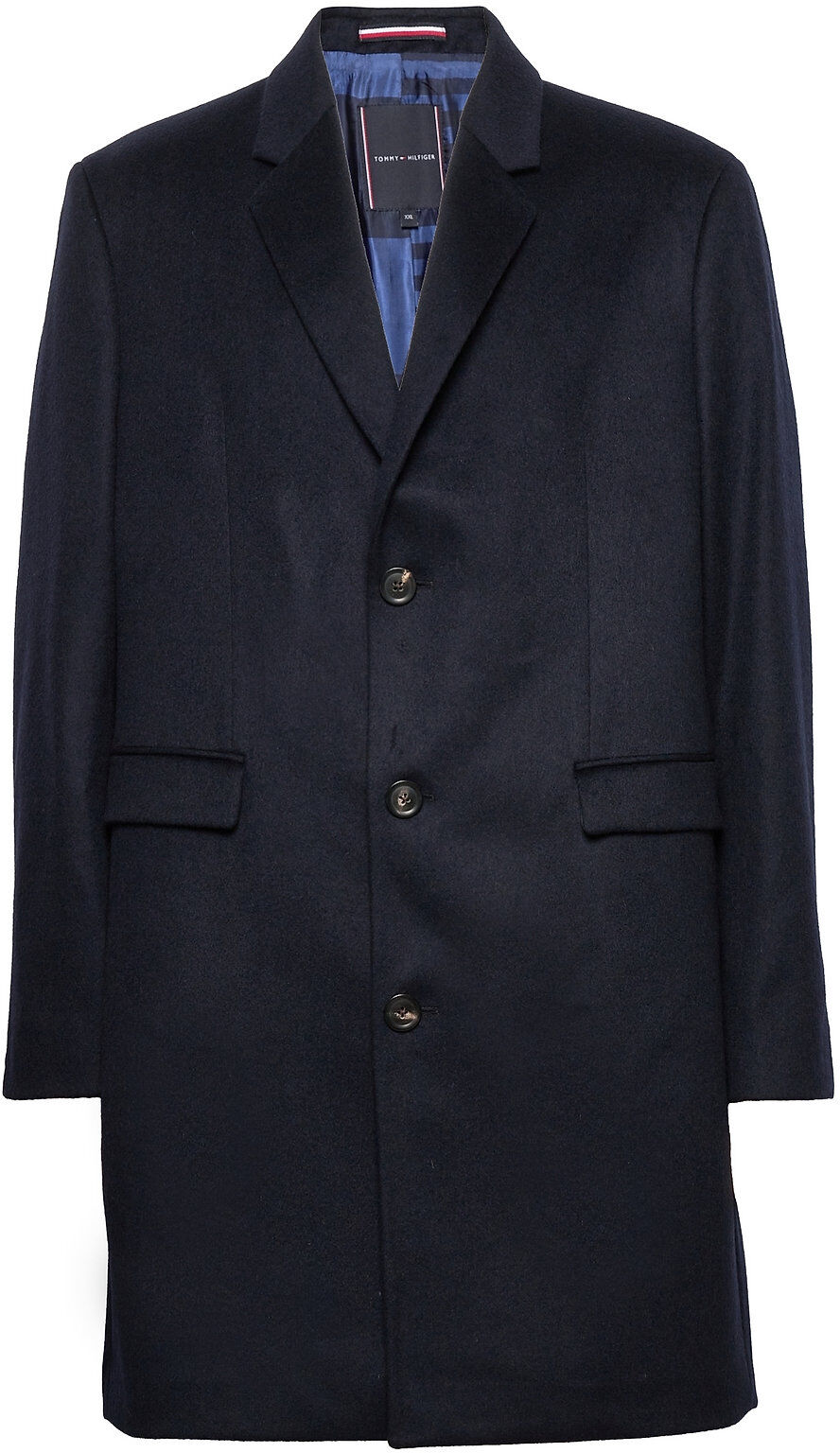 Tommy Hilfiger Tailored Wool Mix Coat Outerwear Coats Winter Coats Blå Tommy Hilfiger Tailored