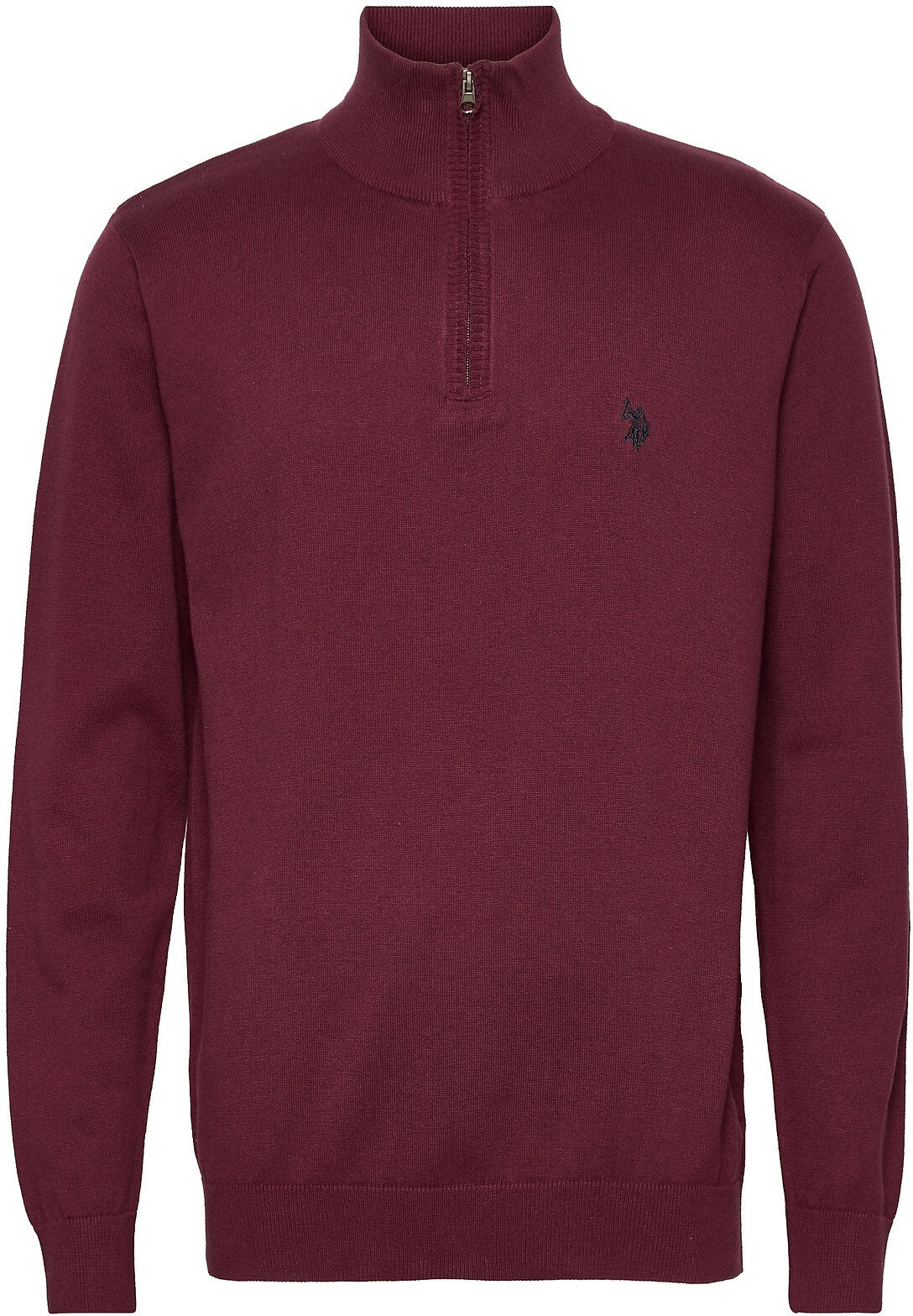 U.S. Polo Assn. Brison Knit Knitwear Half Zip Pullover Rød U.S. Polo Assn.