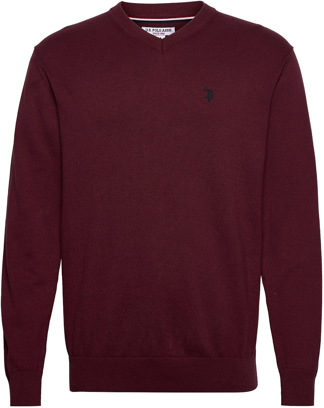 U.S. Polo Assn. Cosmo Knit V-Neck Strikkegenser V-krage Rød U.S. Polo Assn.