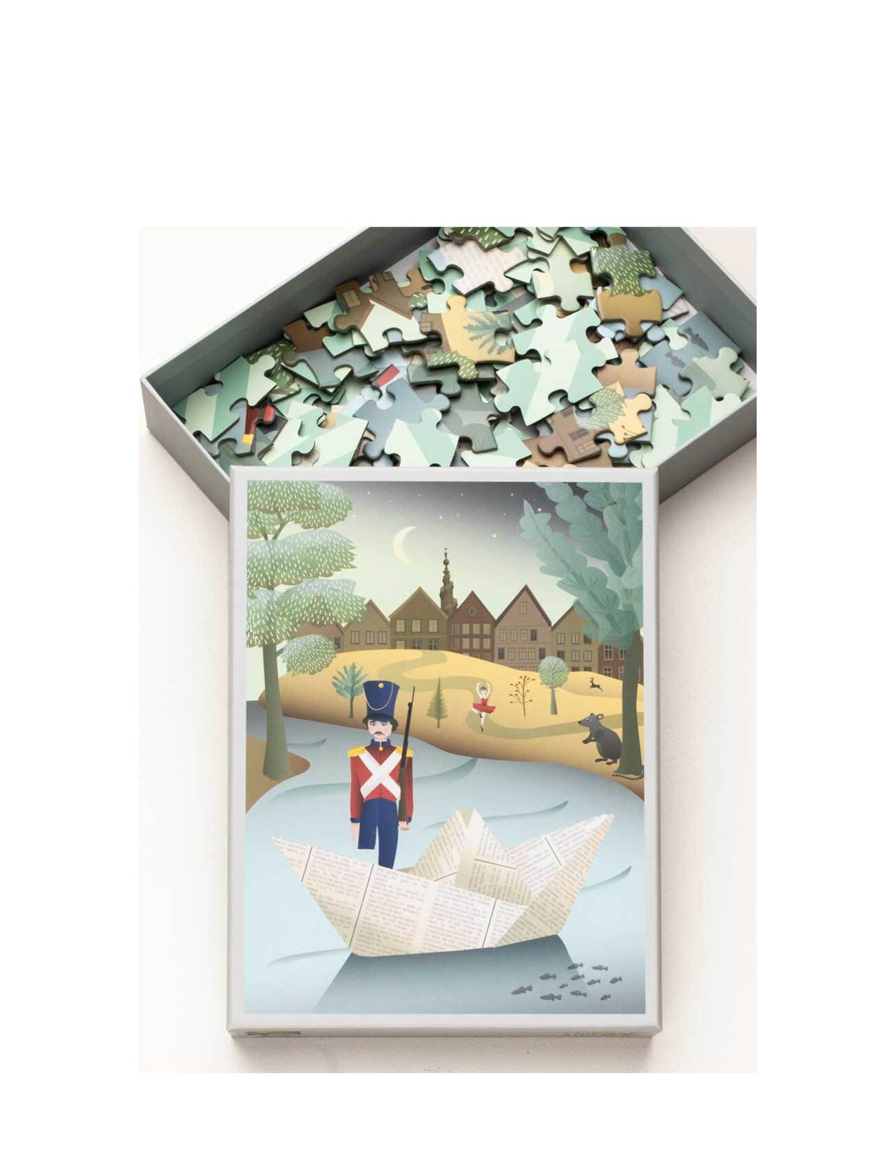 Vissevasse The Steadfast Tin Soldier - Puzzle 100 Home Decoration Puzzles & Games Puzzles Multi/mønstret Vissevasse