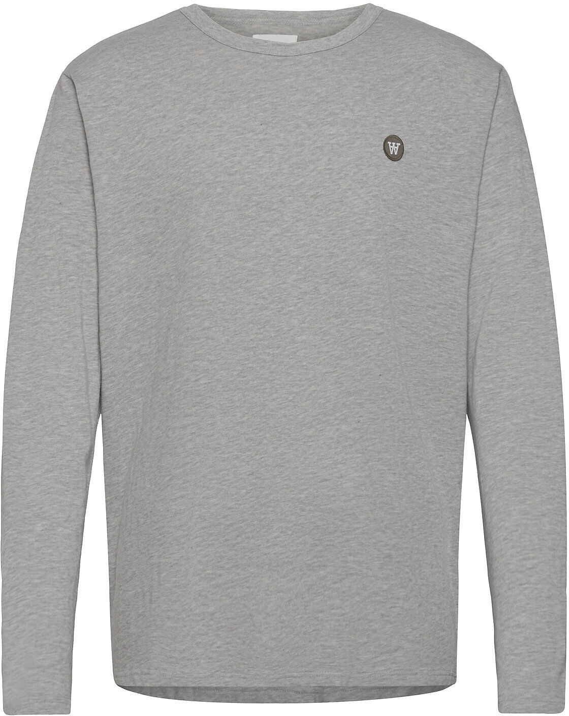 Wood Wood Mel Long Sleeve T-shirts Long-sleeved Grå Wood Wood