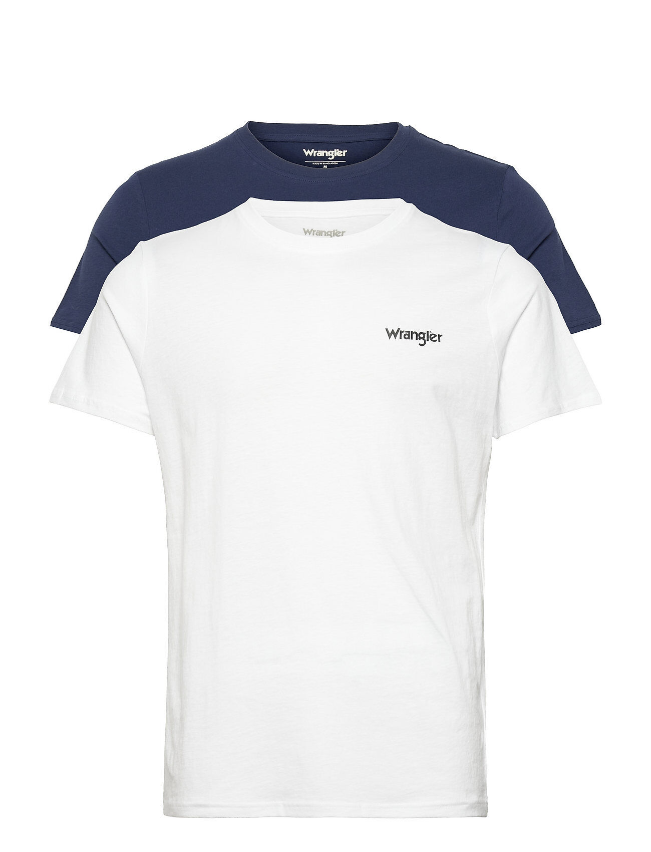 Wrangler 2 Pack Sign Off Tee T-shirts Short-sleeved Multi/mønstret Wrangler