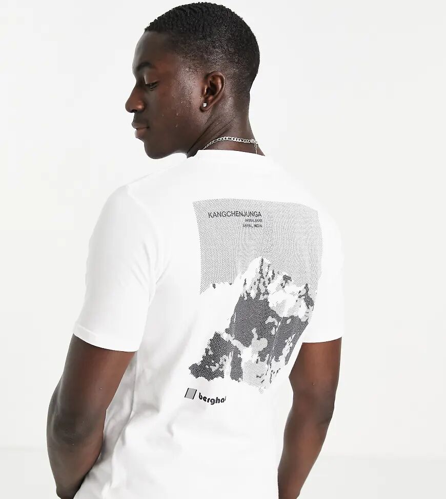 Berghaus Kanchenjunga t-shirt in white Exclusive at ASOS  White