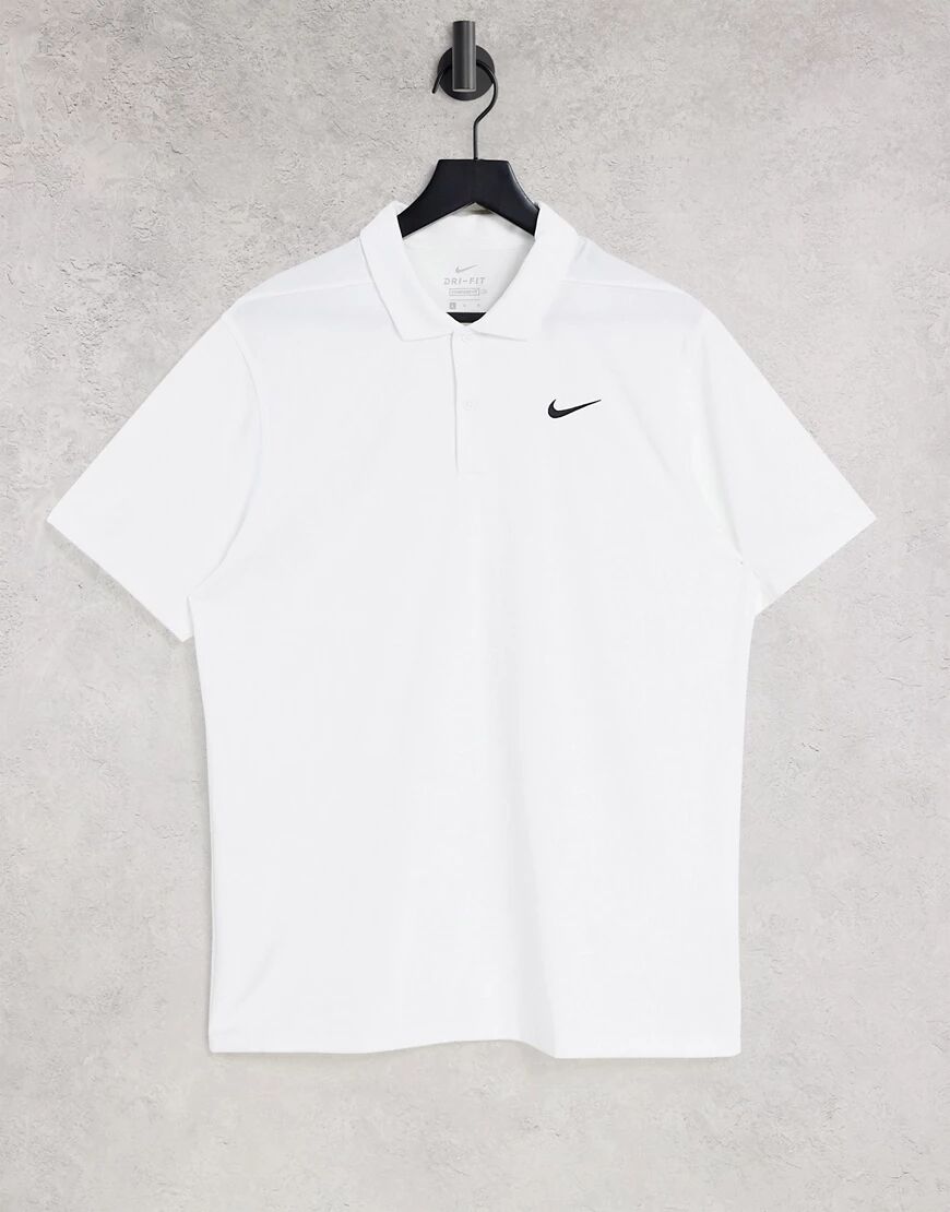 Nike Golf Dri-FIT Essential polo shirt in white  White