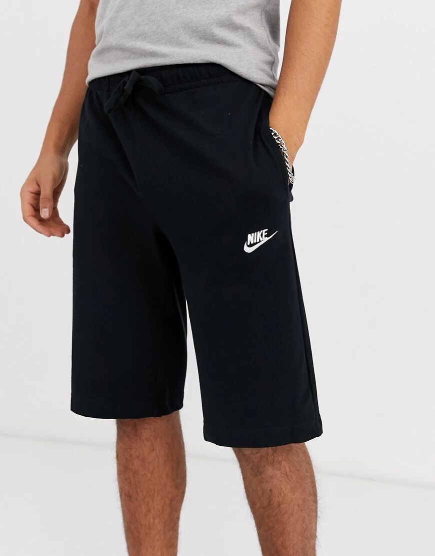 Nike jersey club shorts in black  Black