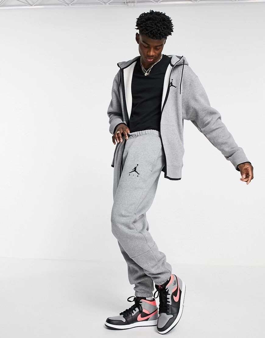 Jordan Nike Jordan Jumpman cuffed joggers in grey  Grey