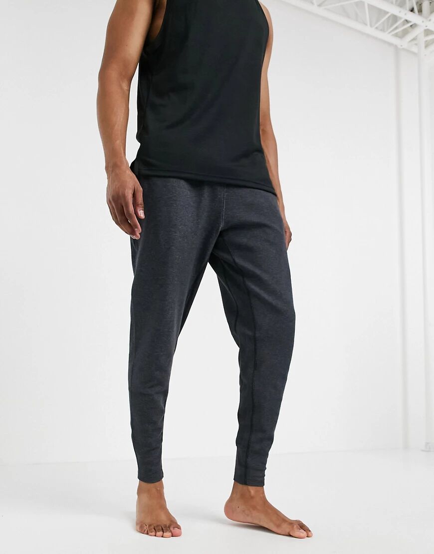 Nike Training Nike Yoga Dri-FIT joggers in dark grey marl  Grey