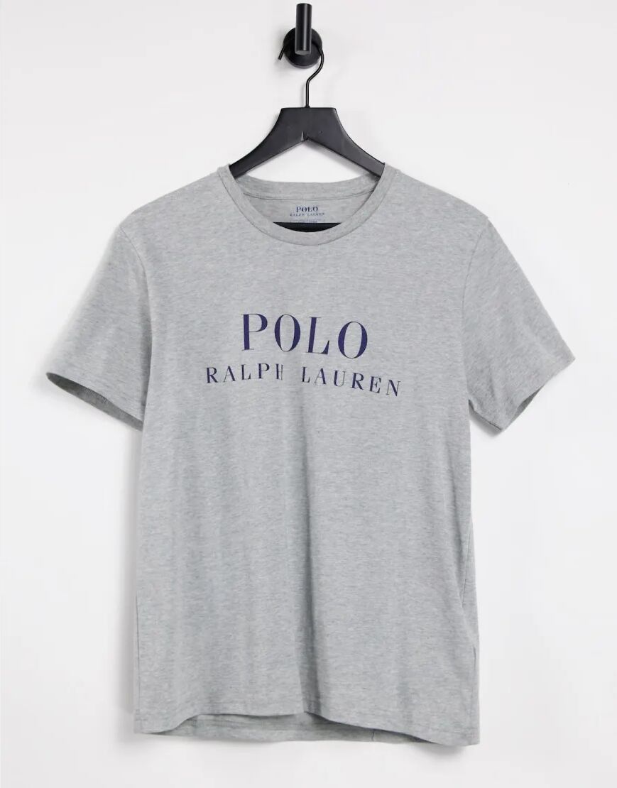 Polo Ralph Lauren t-shirt in grey with logo on front  Grey