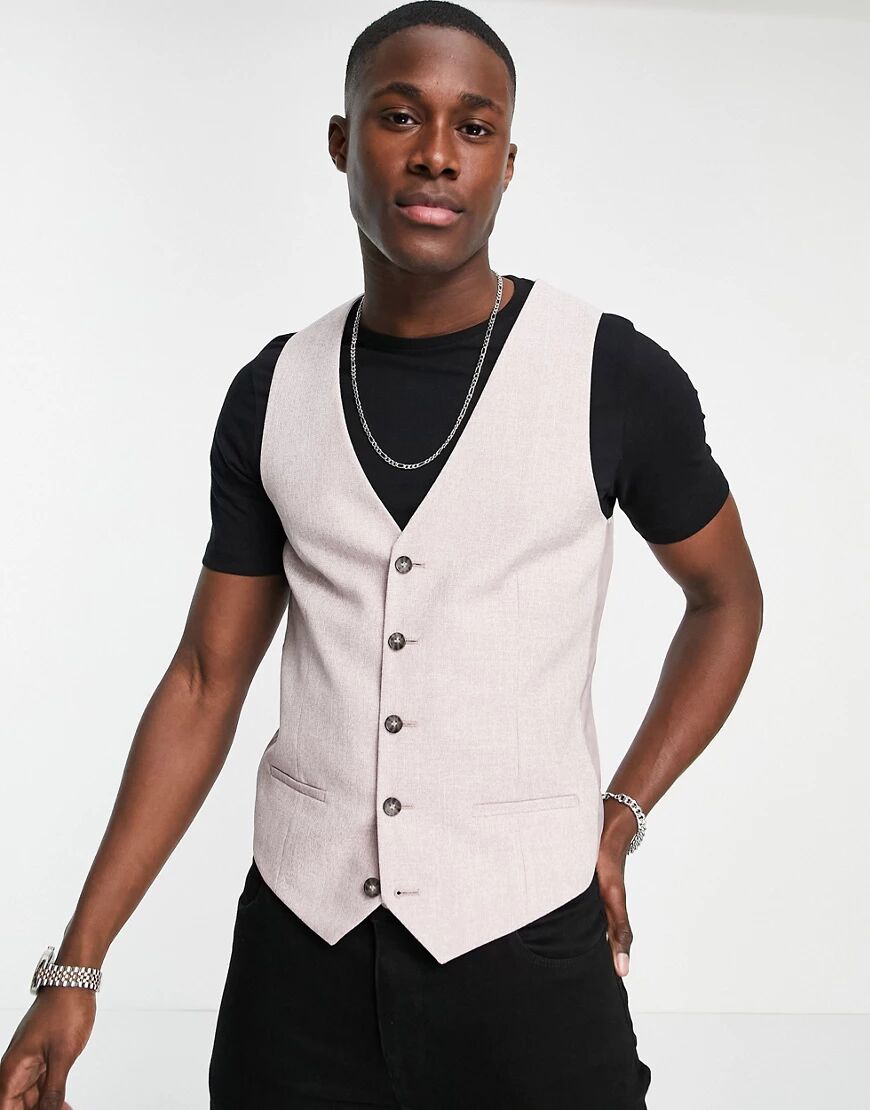 River Island waistcoat in pink  Pink