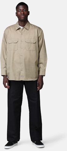 Dickies Skjorte - Work Shirt Blå Male W36-L30