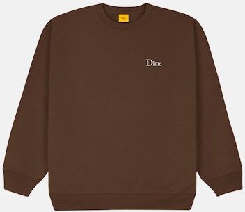 Dime Sweater - Classic Small Logo Lilla Male L