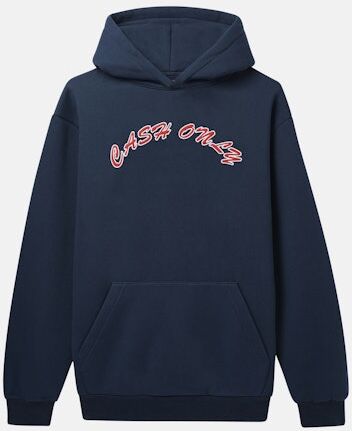 Cash Only Hoodie - Felt Logo Pullover Multi Male US 11