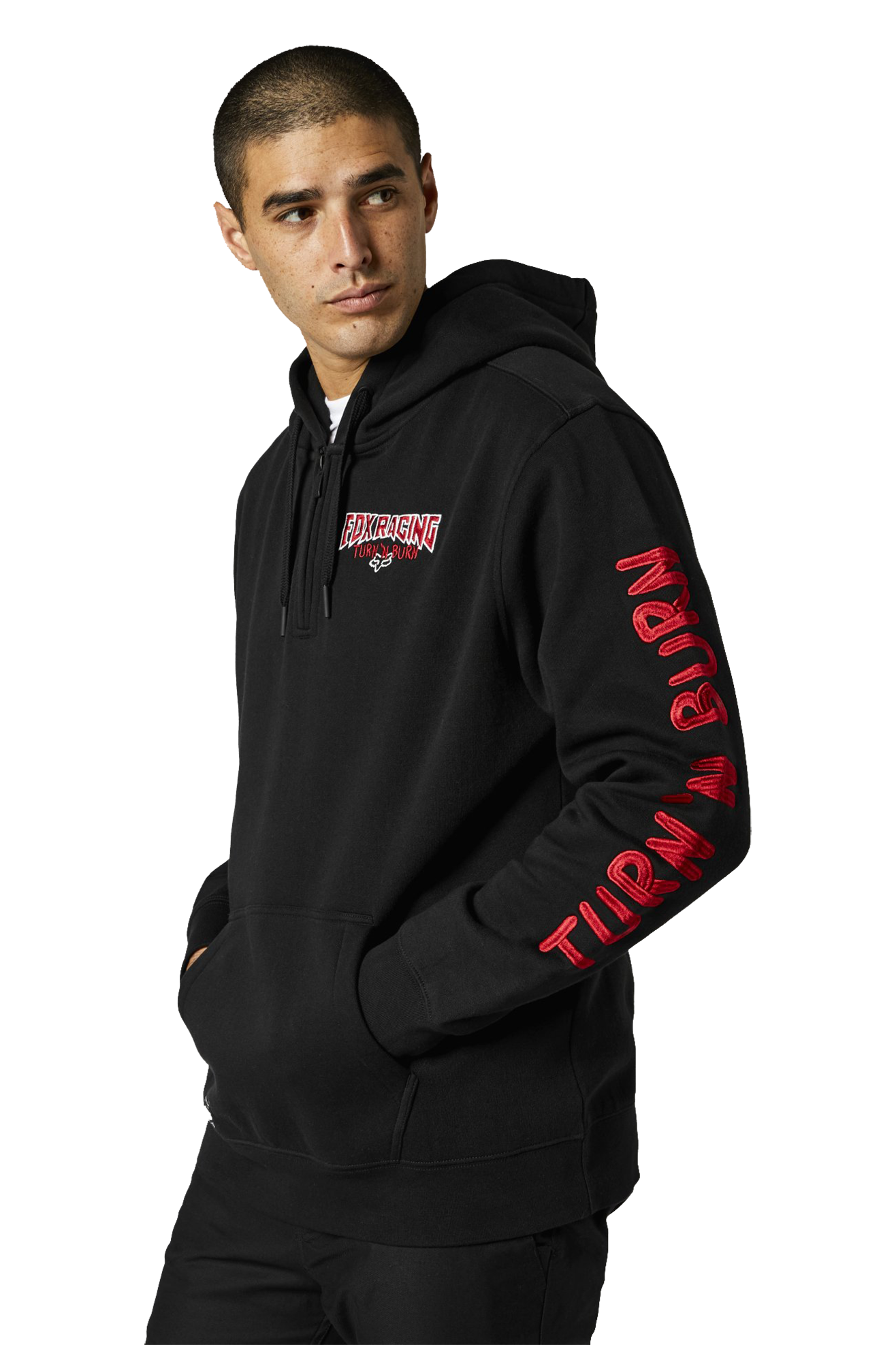 FOX Hoodie FOX Apex Pullover Svart