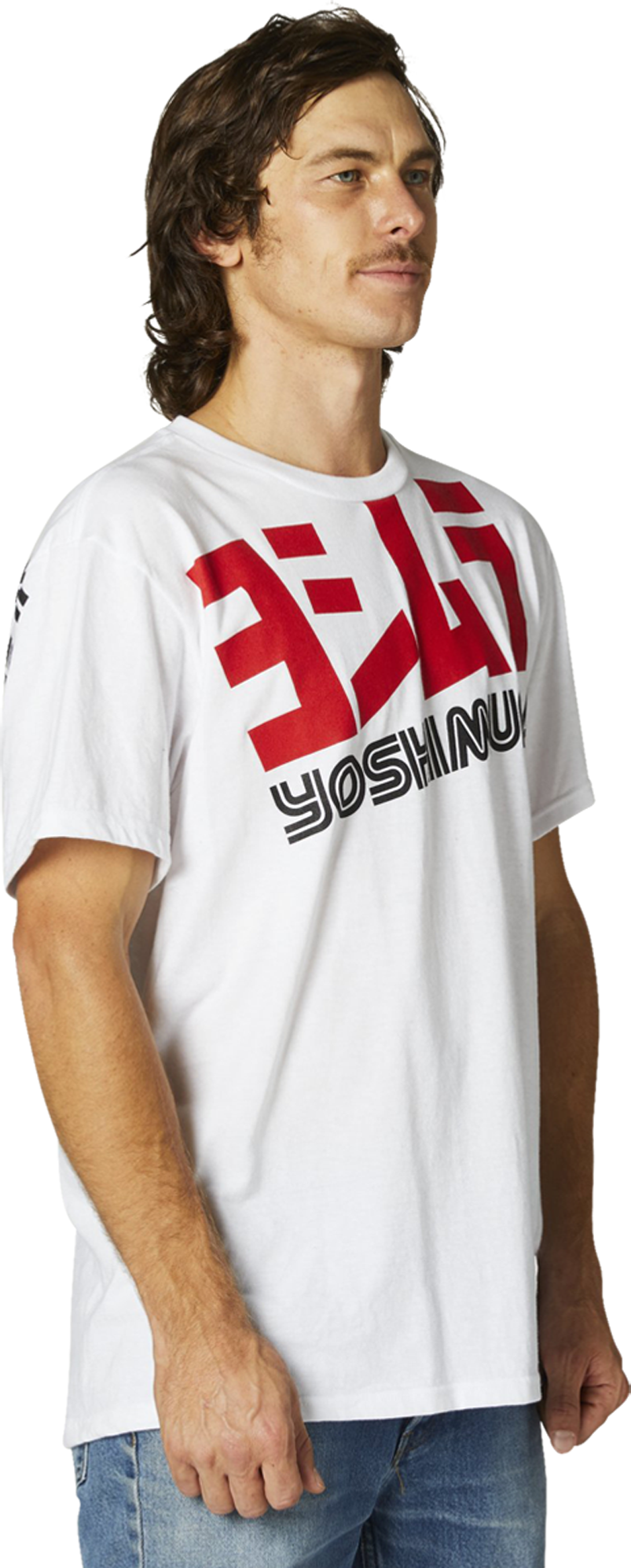 FOX T-Skjorte FOX Racing Yoshimura Oversized Hvit