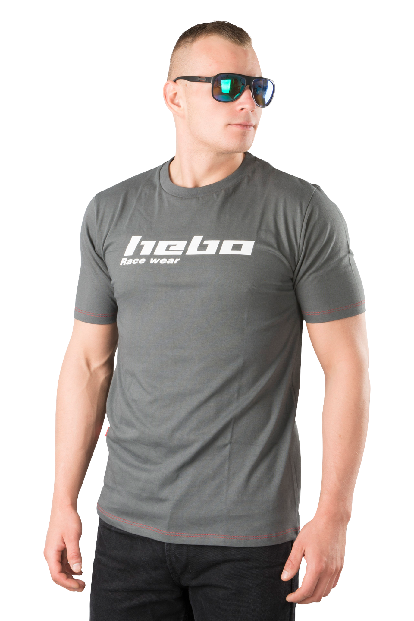 Hebo T-Skjorte Hebo Race Wear Grå