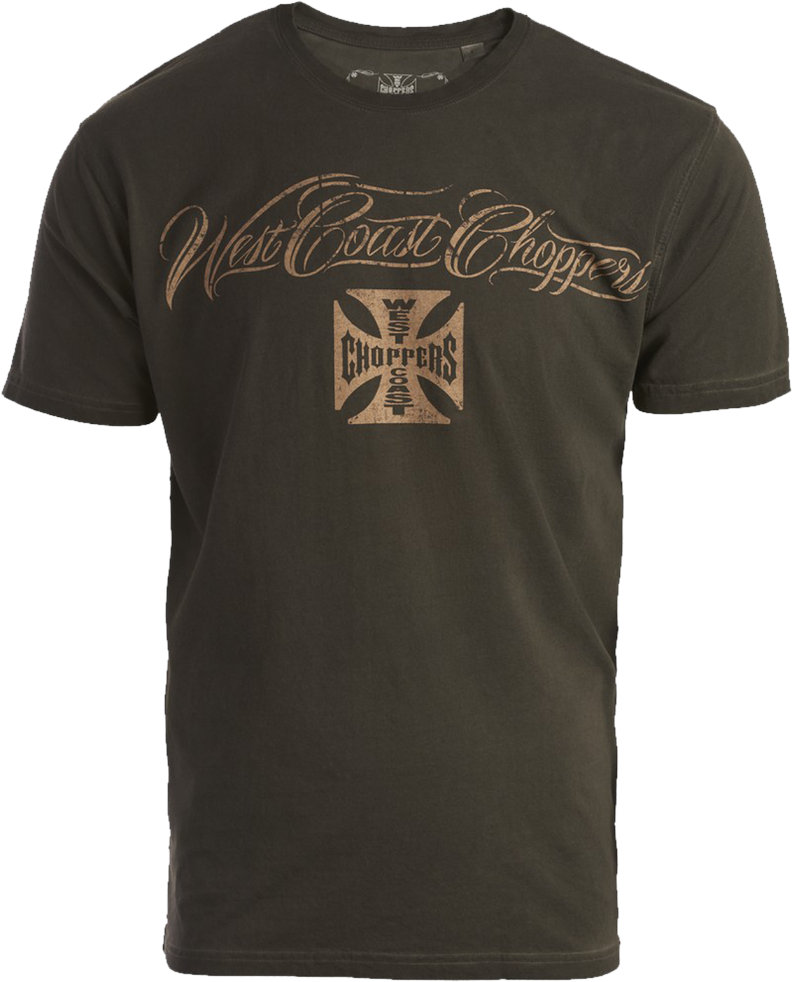 West Coast Choppers T-Skjorte West Coast Choppers Eagle Crest Tee Antrasitt