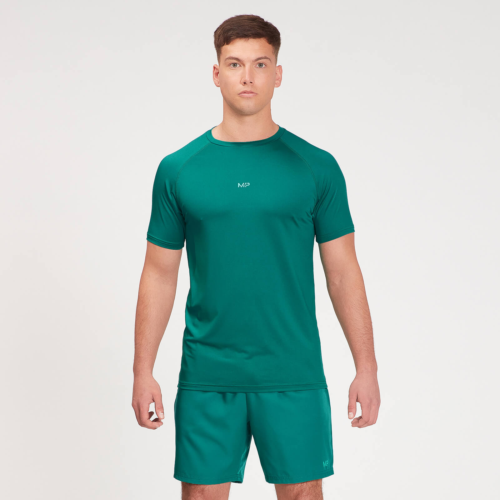 MP Men's Fade Graphic kortermet trenings-T-skjorte – energigrønn - XS