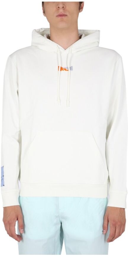 alexander mcqueen Sweatshirt With Embroidered Logo Hvit Male