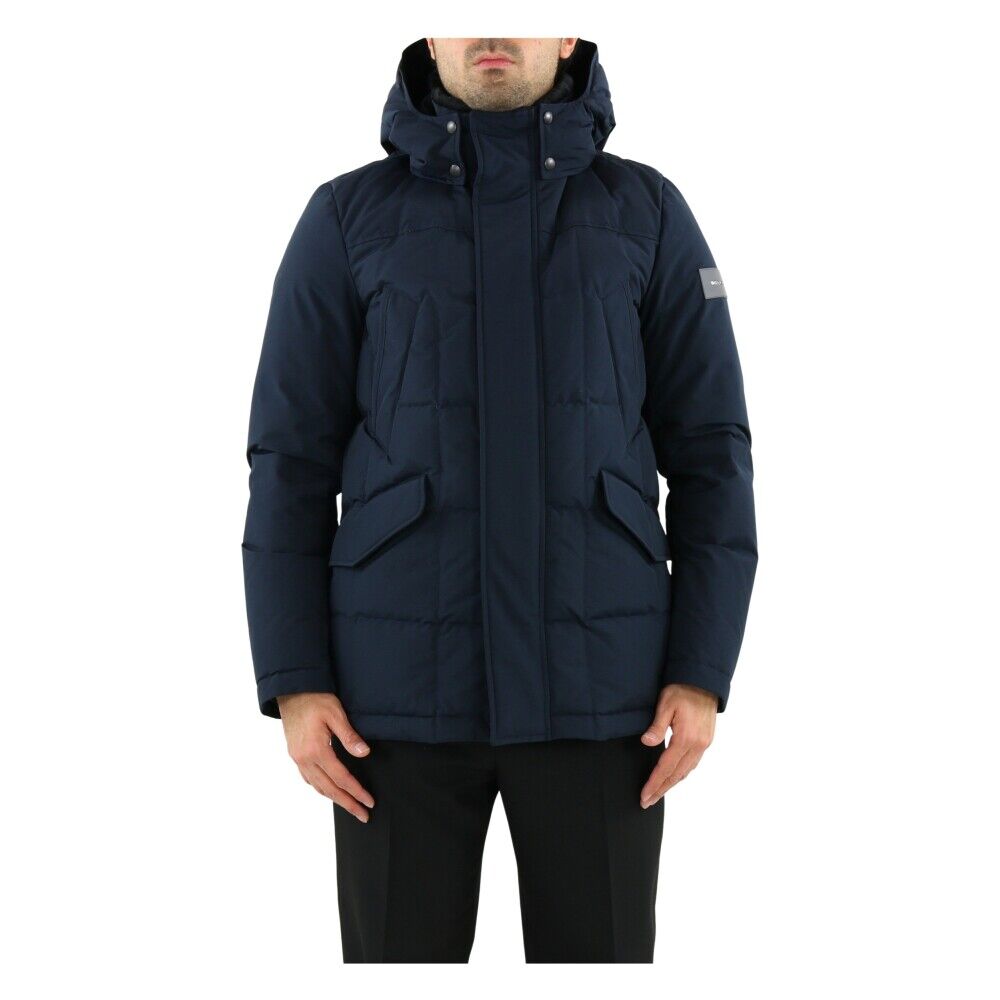 Woolrich Blizzard Field Jacket Blå Male