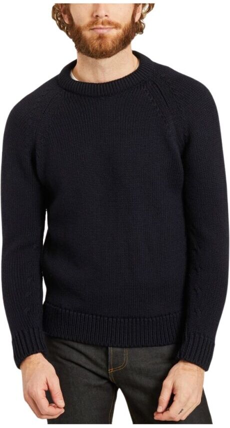 L'Exception Paris Italian wool jumper made in France Blå Male