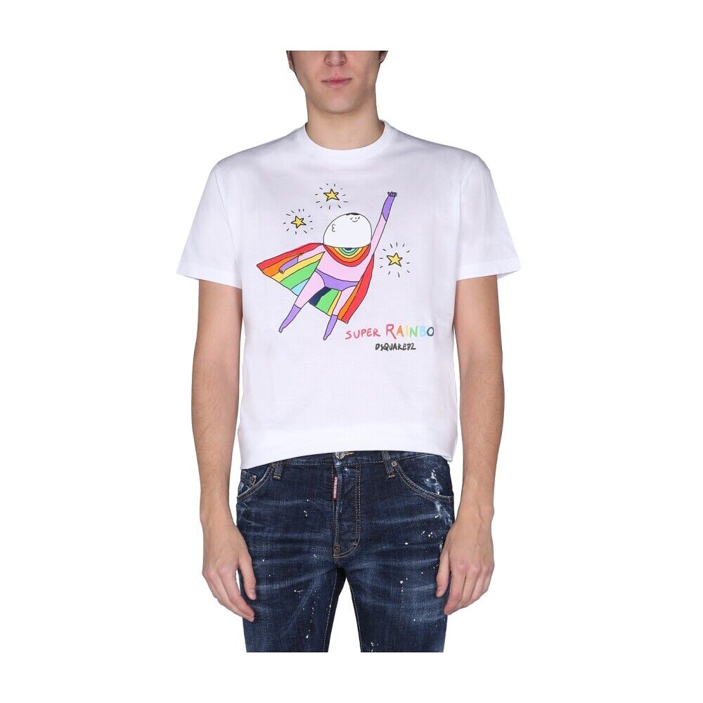 Dsquared2 Graphic-print T-shirt Hvit Male