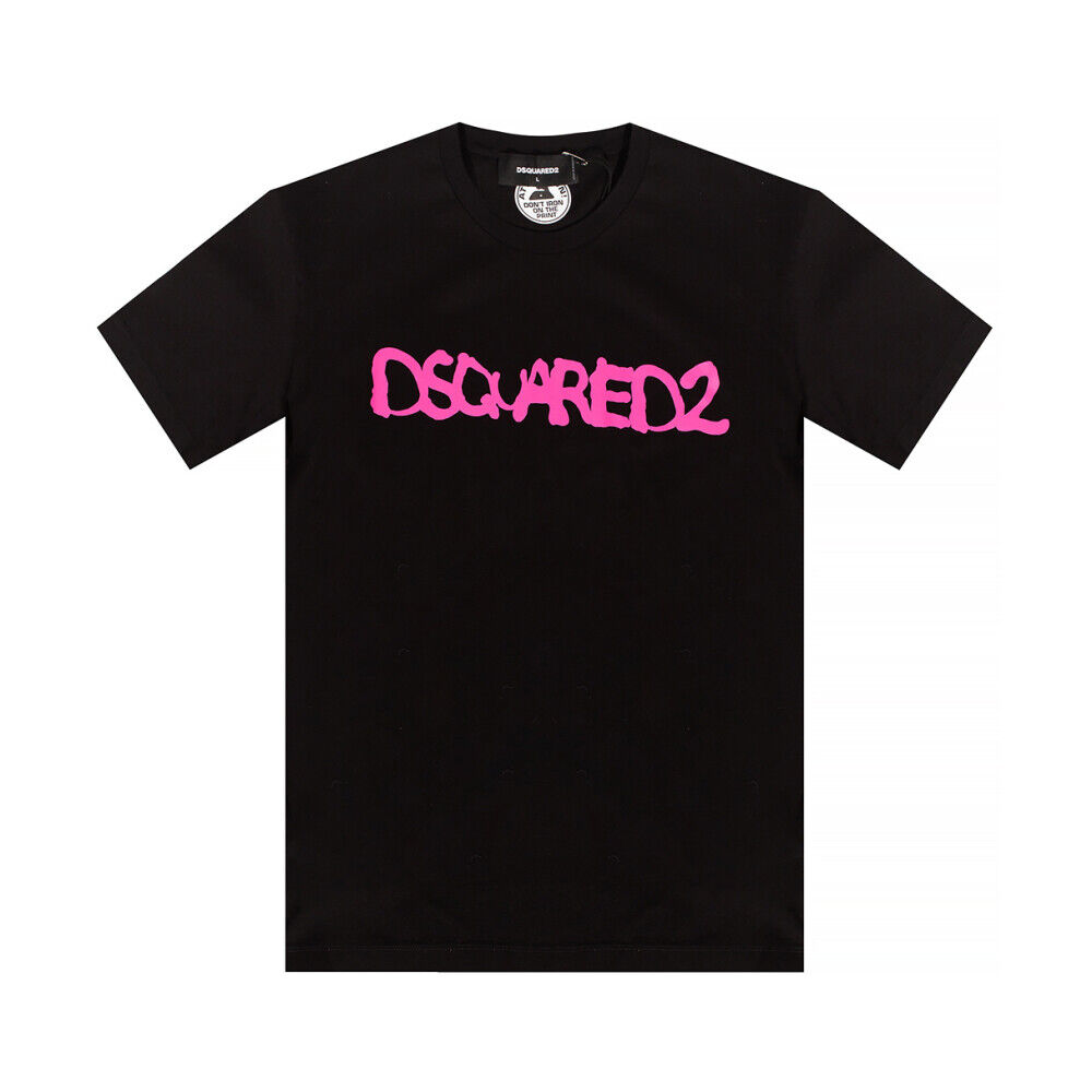 Dsquared2 D2 Fluo Cool T-Shirt Sort Male