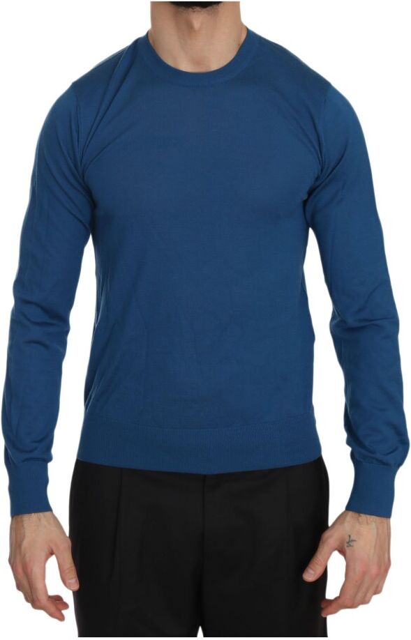 Dolce & Gabbana Crewneck Pull genser Blå Male