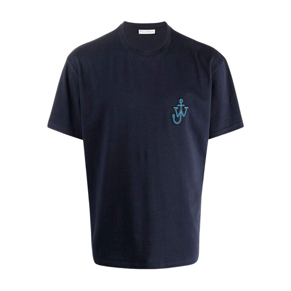 JW Anderson Anchor Logo T-Shirt Blå Male