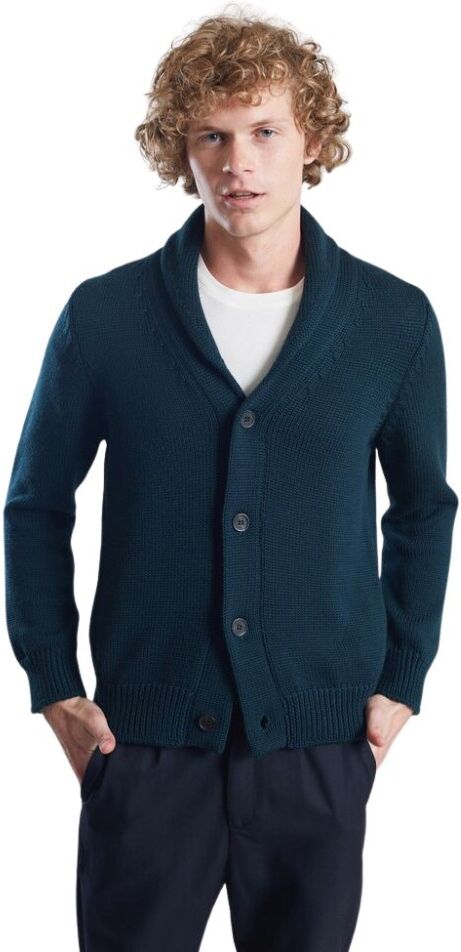 L'Exception Paris Merino Shawl Collar Cardigan Grønn Male