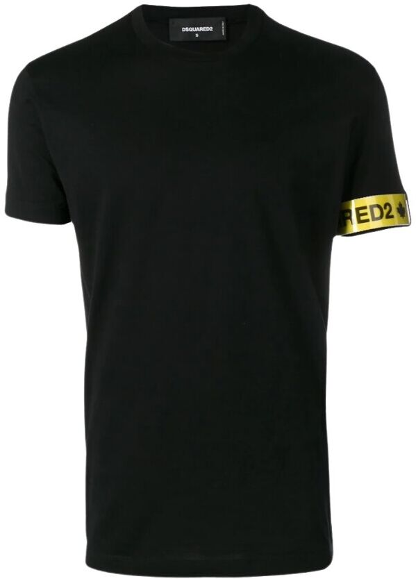 Dsquared2 Armpit Strap T-Shirt Sort Male