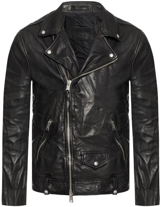 AllSaints Milo' Syklisten Jakke Sort Male