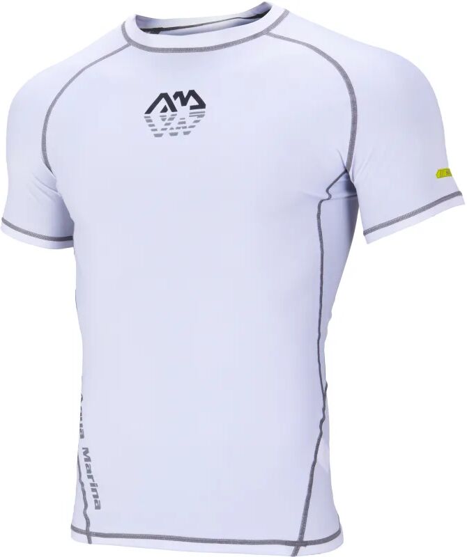 Aqua Marina Men's Rashguard Shortsleeve Scene Hvit