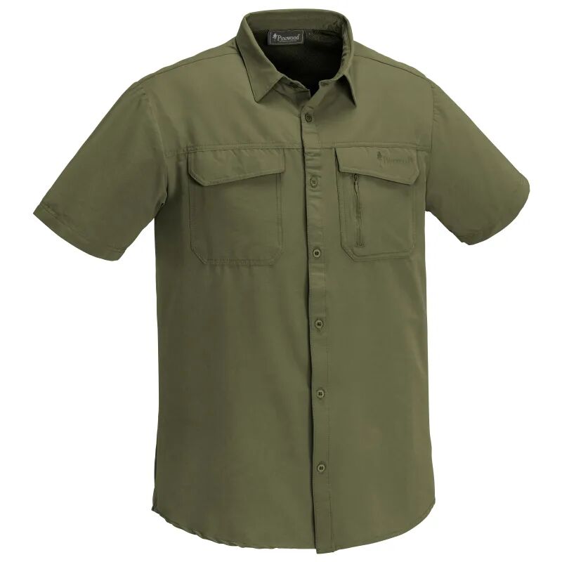 Pinewood Men's Namibia Travel SS Shirt Grønn