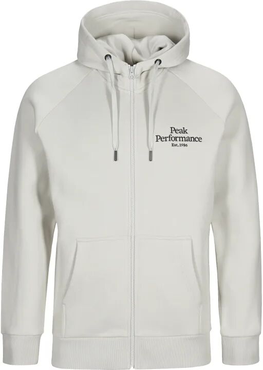 Peak Performance Men's Original Zip Hood (2020) Grå