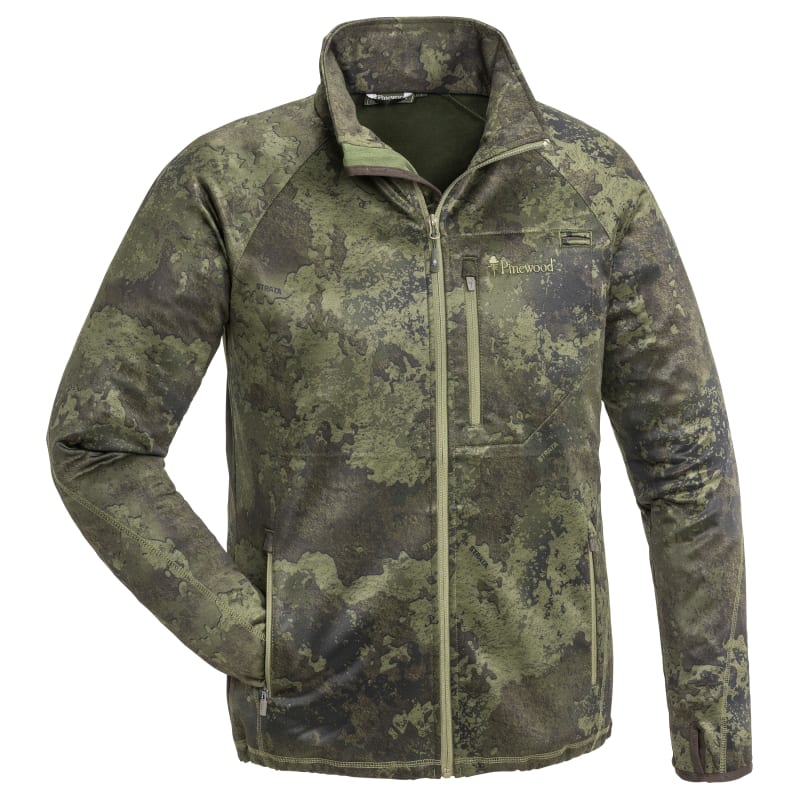 Pinewood Men's Powerfleece Furudal/Frazer Camou Grønn