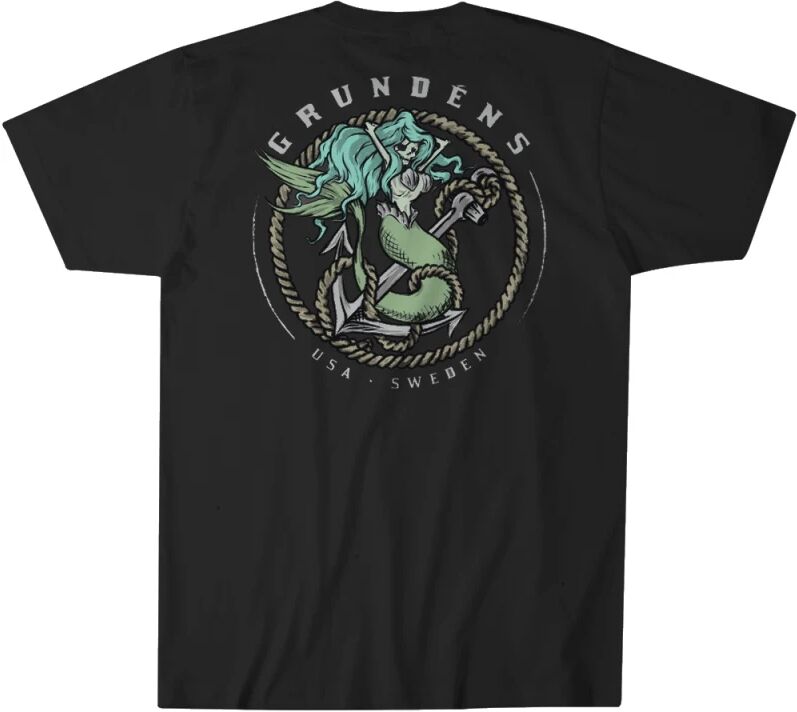 Grundéns Men's Mermaid SS T-shirt Sort