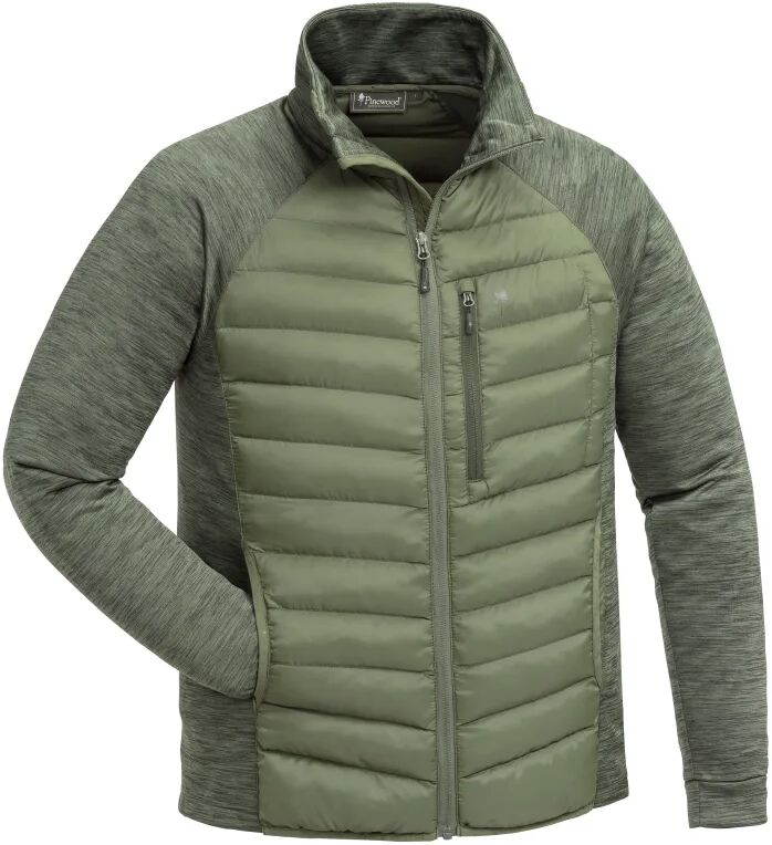 Pinewood Men's Abisko Hybrid Power Fleece Jacket Grønn