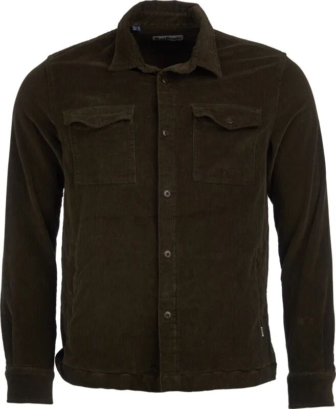 Barbour Men's Cord Overshirt Grønn