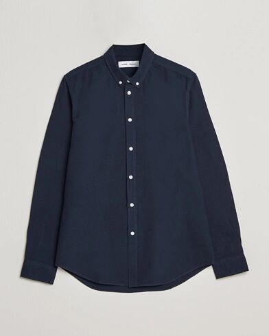 Samsøe & Samsøe Liam Button Down Shirt Dark Sapphire