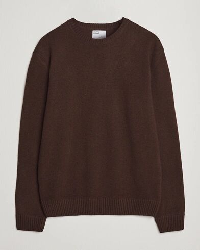 Colorful Standard Classic Merino Wool Crew Neck Coffee Brown