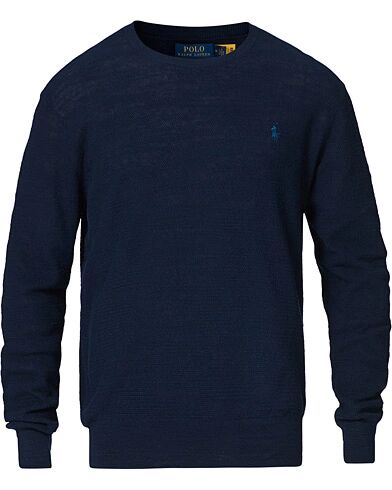 Polo Ralph Lauren Cotton/Linen Knitted Sweater Bright Navy