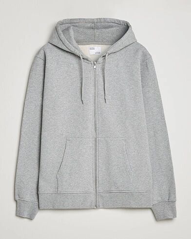 Colorful Standard Classic Organic Full Zip Hood Heather Grey