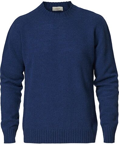 Altea Wool/Cashmere Cew Neck Sweater Denim