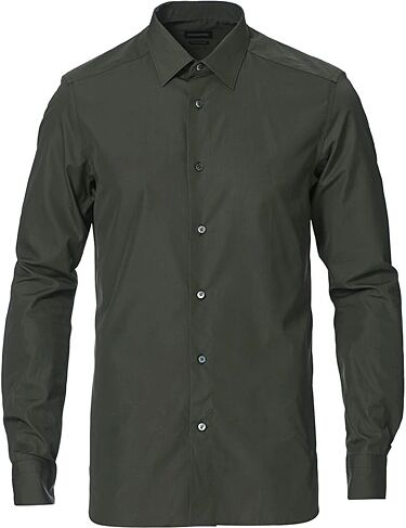 Ermenegildo Zegna Slim Fit Cotton Shirt Green