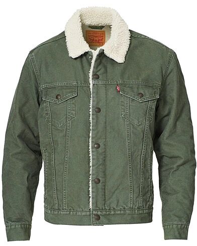 Levi's Type III Sherpa Trucker Thyme