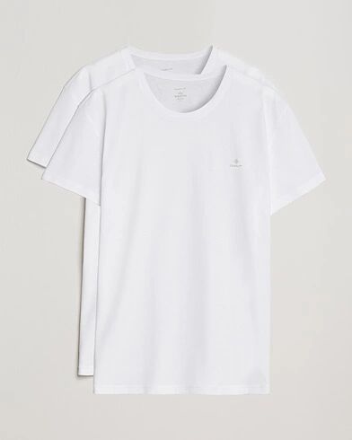 GANT 2-Pack Crew Neck Tee White