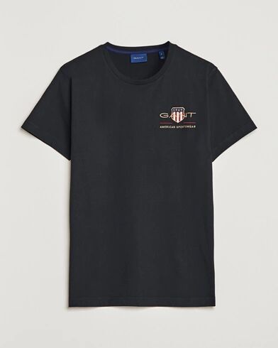 GANT Archive Shield Logo Crew Neck Tee Black